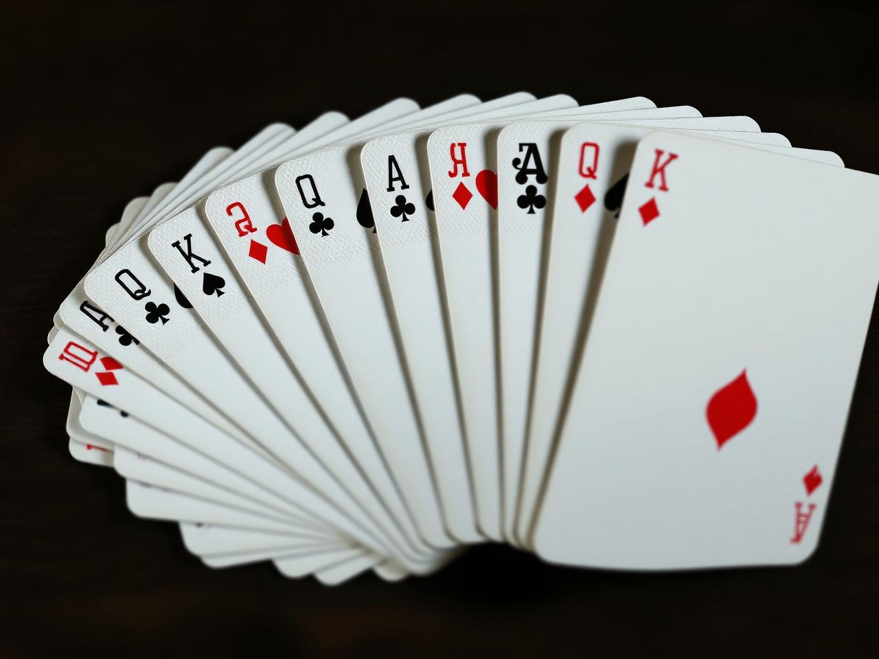 Fan of playing cards